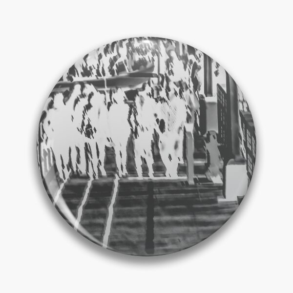 Item preview, crowded on the wooden walkway in black and white designed and sold by Mrvell.