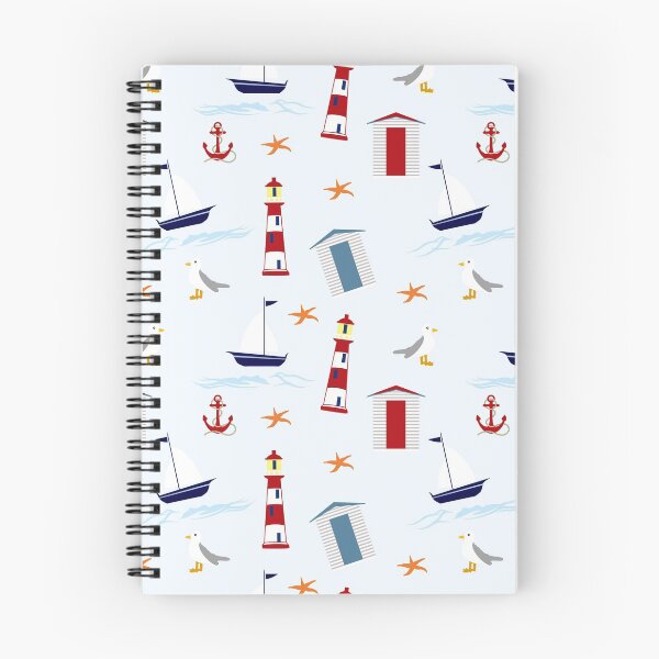Item preview, NAUTICAL PATTERN, LIGHTHOUSES & SAILBOATS designed and sold by DigitalEffects.