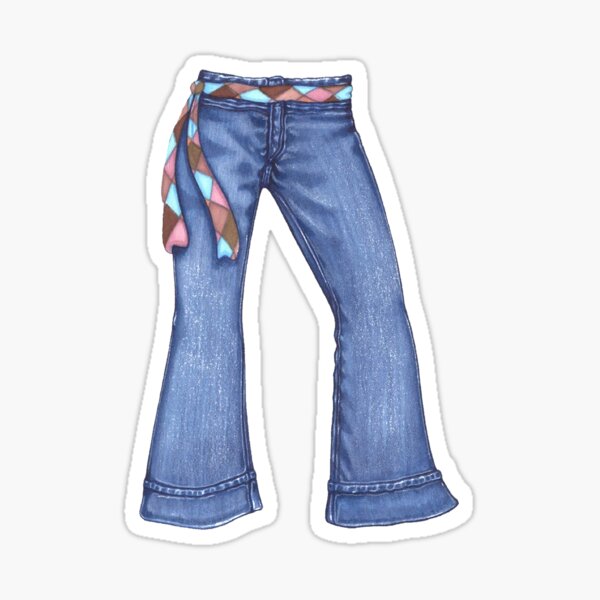 "Jeans" Sticker for Sale by pattvent Redbubble