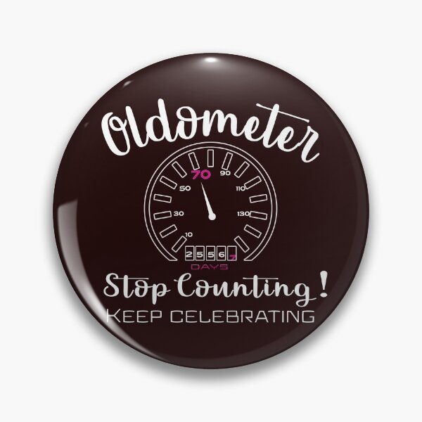 Item preview, Top Funny Oldometer 70th Birthday Gift Design White designed and sold by LGamble12345.