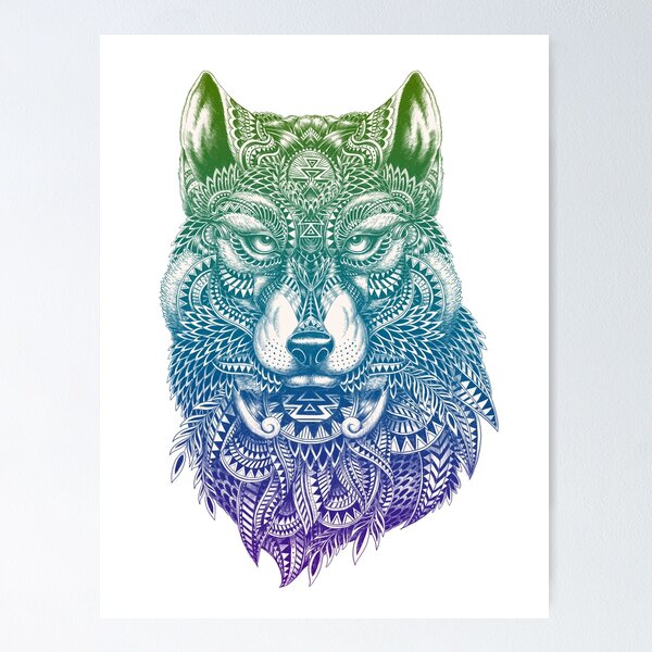 Item preview, Abstract Wolf designed and sold by HINKLE.
