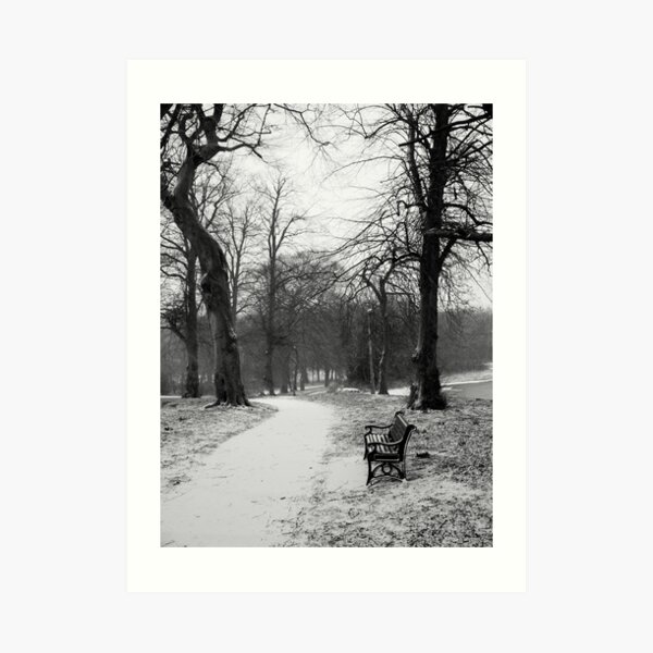 First Signs of Snow Art Print