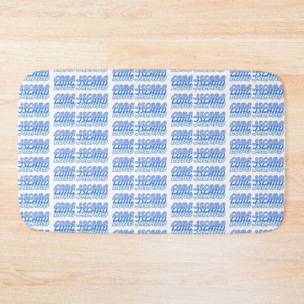 Item preview, Long Island New York Purple Blue and White Font designed and sold by Hungry Hungry  Buffalo.