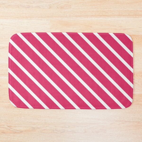 Item preview, Pink Freesia Diagonal Stripes designed and sold by Moonshine Paradise.