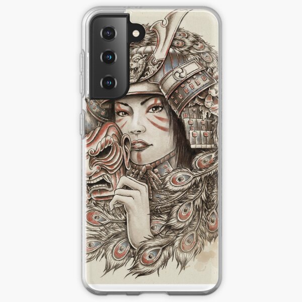 Peacock Samurai Samsung Galaxy Soft Case