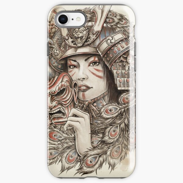 Peacock Samurai iPhone Tough Case