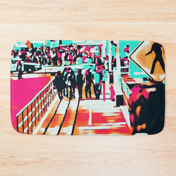 Item preview, group of people walking with the wooden walkway designed and sold by Mrvell.