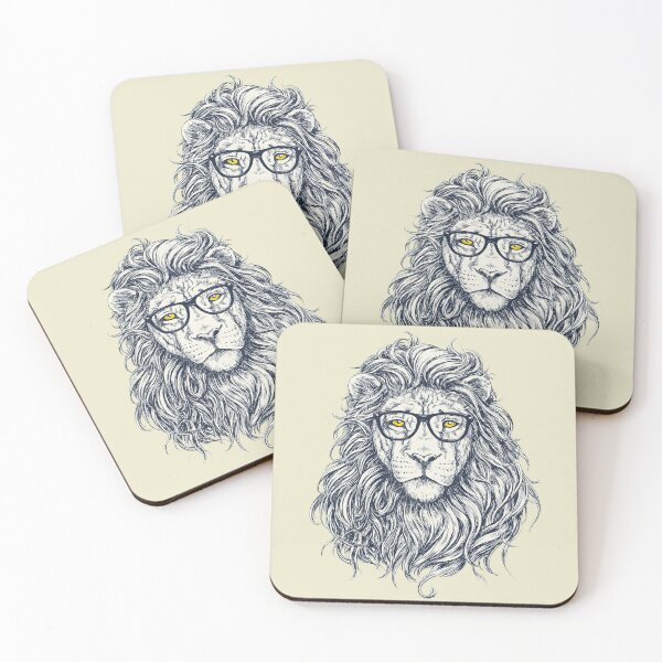 Item preview, Hipster Lion designed and sold by HINKLE.