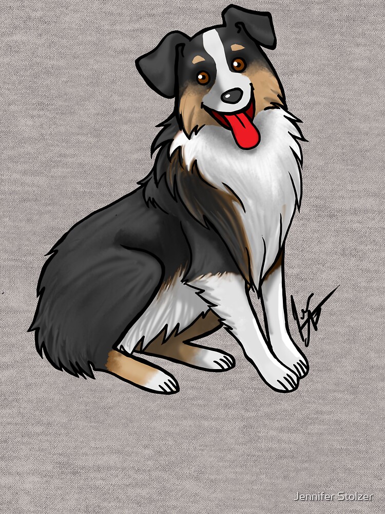Australian Shepherd - Black Tri-Color by jameson9101322