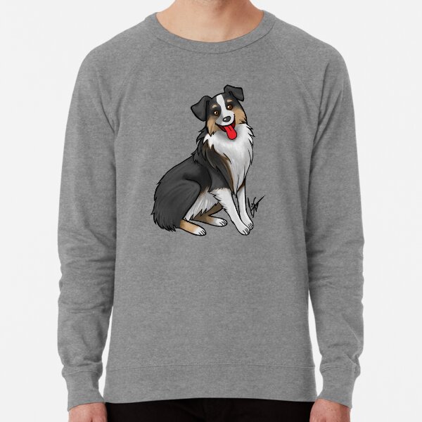 Australian Shepherd - Black Tri-Color Lightweight Sweatshirt