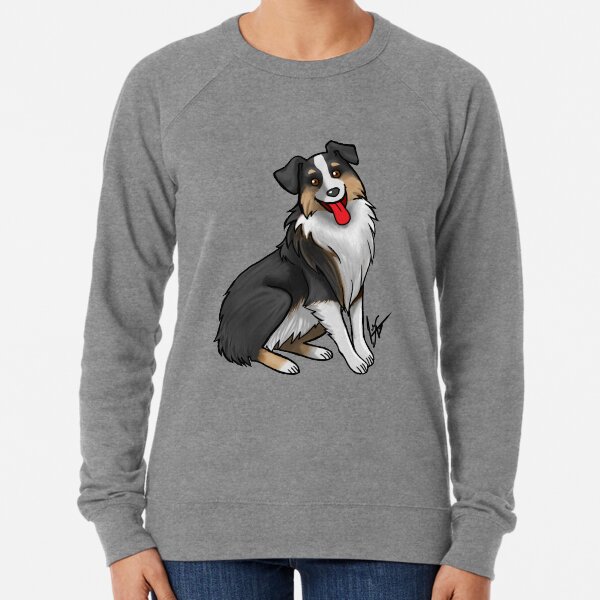Australian Shepherd - Black Tri-Color Lightweight Sweatshirt