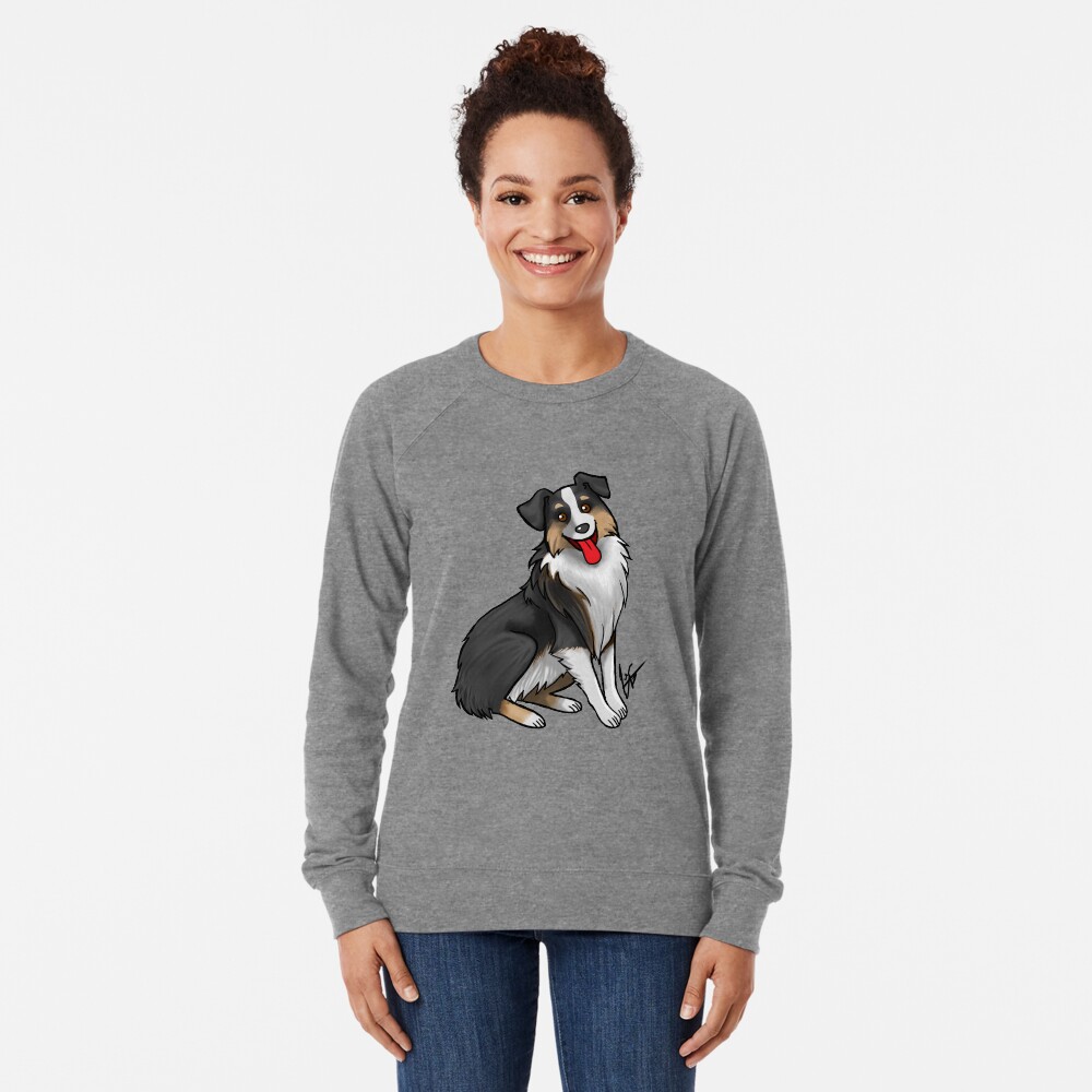 Australian Shepherd - Black Tri-Color Lightweight Sweatshirt