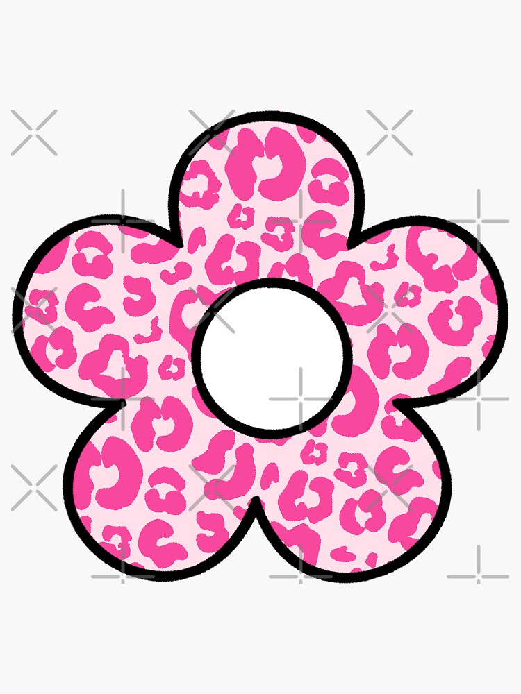 Aesthetic Stickers: Pink Flowers Sticker