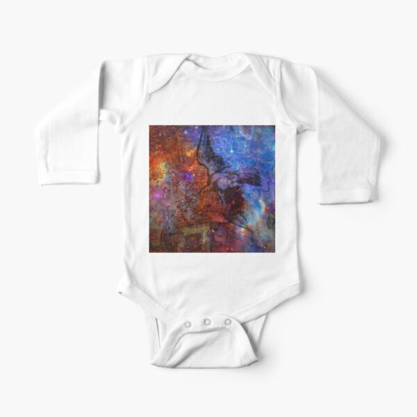 When The Stars Are Right - The North America Nebula in Cygnus Long Sleeve Baby One-Piece