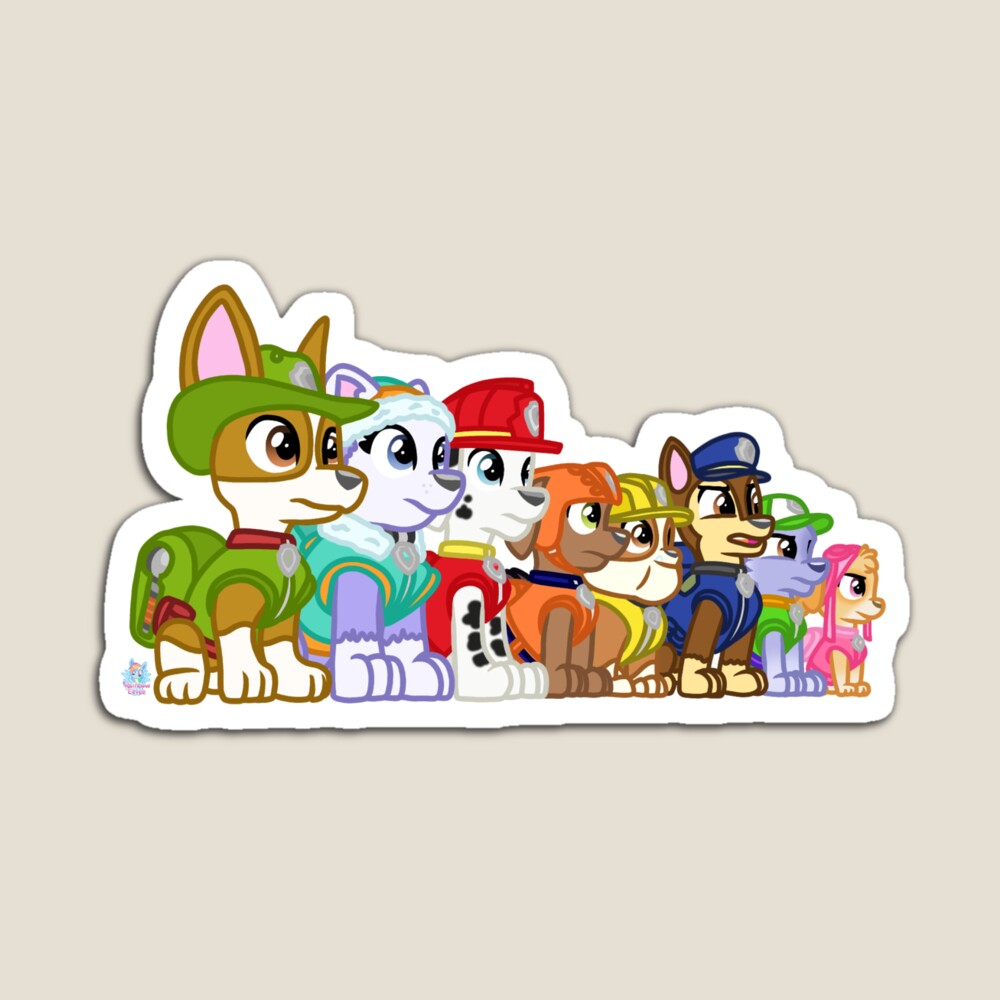 Playful Zuma PAW Patrol Art Board Print for Sale by iLoveOstriches