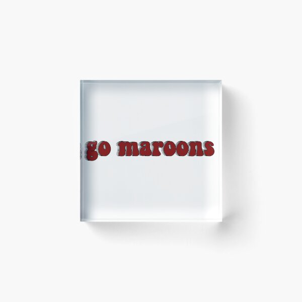 Item preview, Red Triple "Go Maroons" designed and sold by Maggie S.
