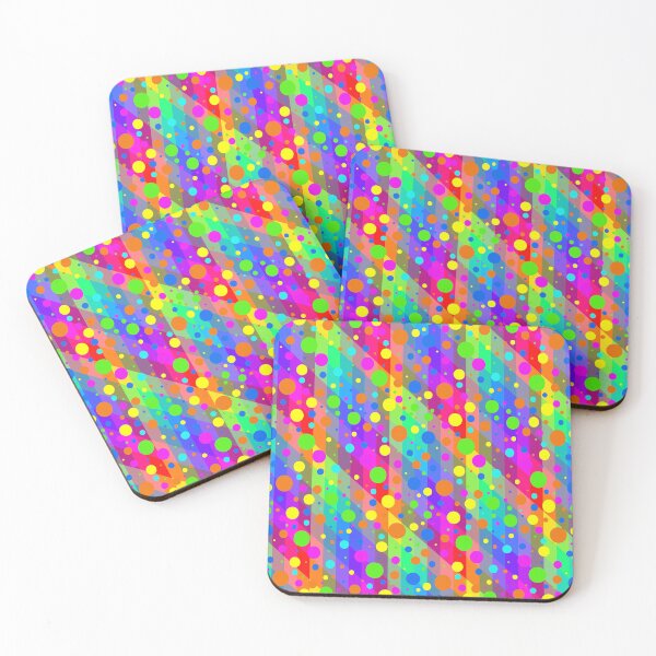 Item preview, Colorful Rainbow Polka Dot Facets designed and sold by Jerry Lambert.