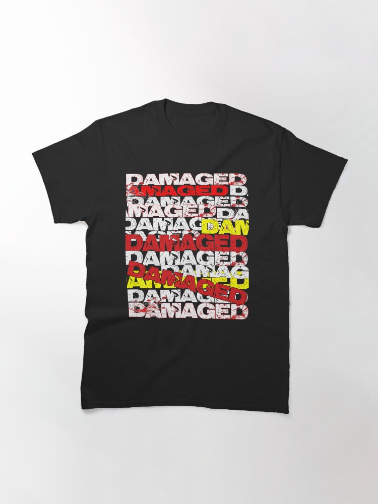 Alternate view of Damaged Design Classic T-Shirt