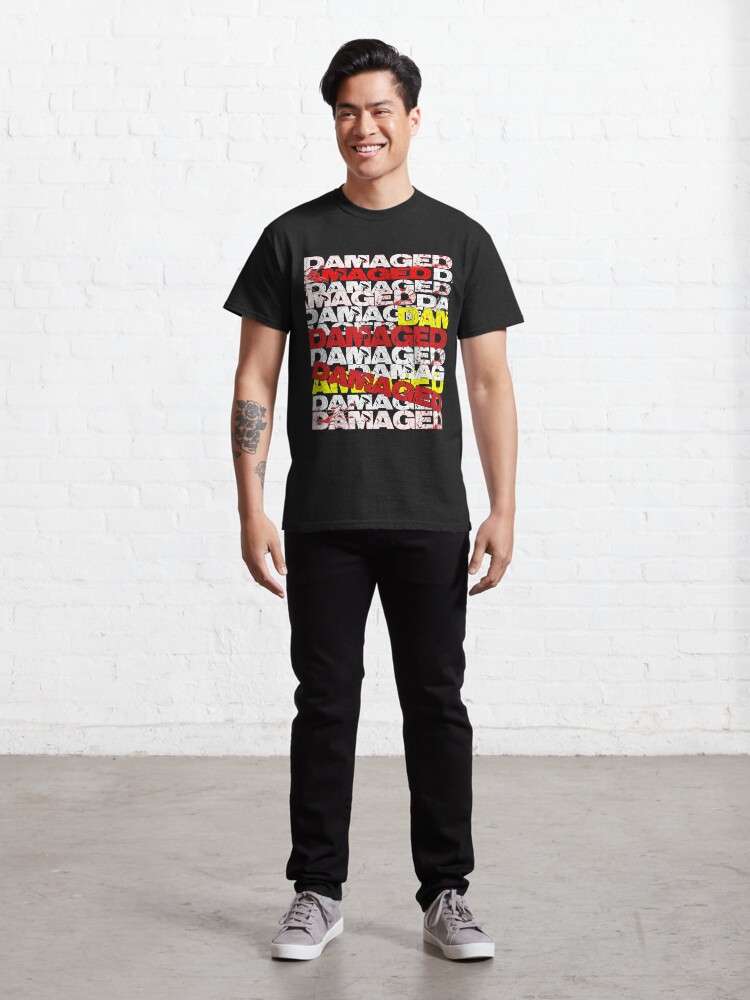 Alternate view of Damaged Design Classic T-Shirt