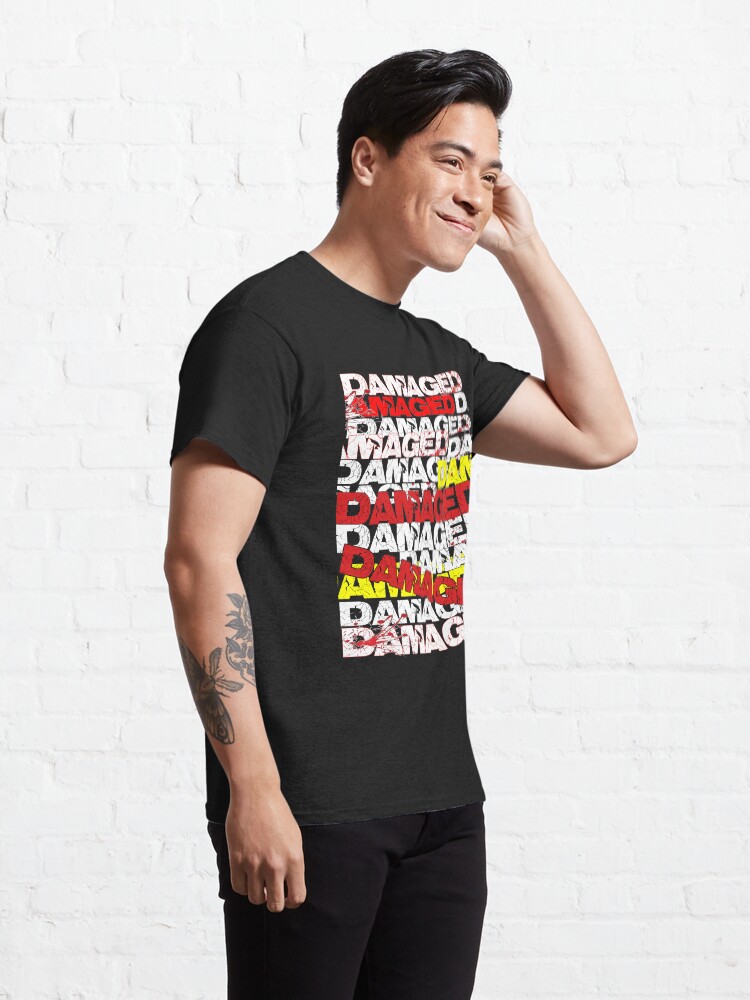 Alternate view of Damaged Design Classic T-Shirt