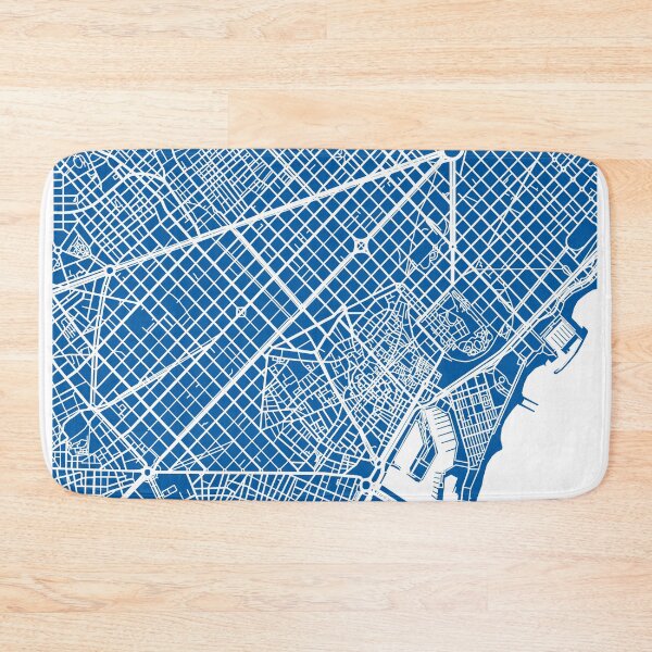 Item preview, Barcelona, Spain Map Art designed and sold by CartoCreative.