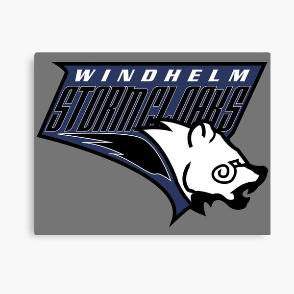 Windhelm Stormcloaks Basketball Logo Canvas Print