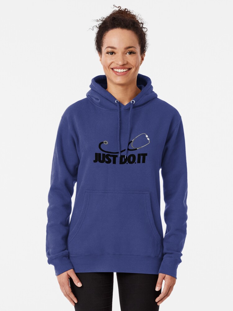 Nike just do it hoodie outlet blue