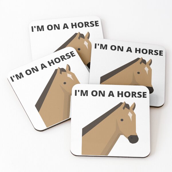 Item preview, I'm on a Horse Background Prints designed and sold by flying-flamingo.