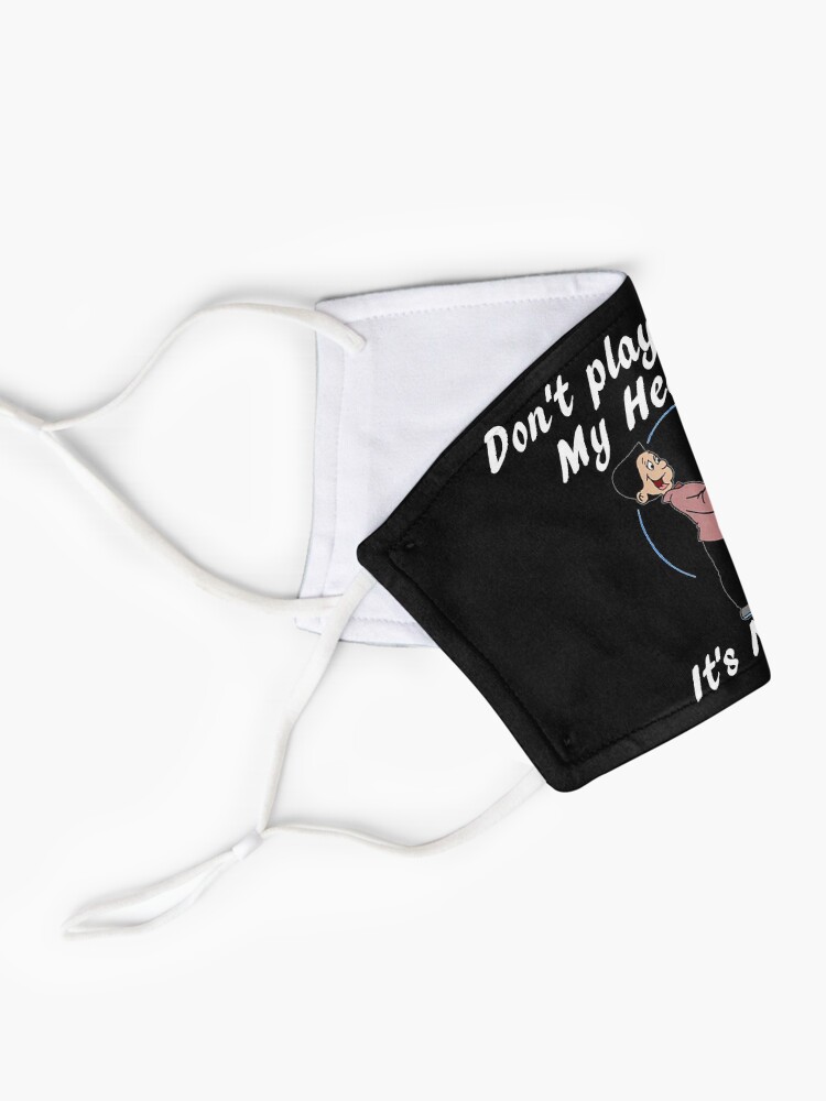 Alternate view of Don't play with my heart Mask