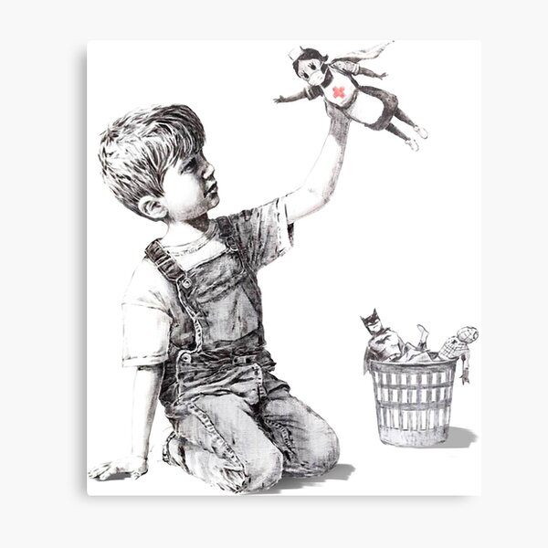 Artikel-Vorschau von Banksy- "Game Changer", Krankenschwester Superheld, designt und verkauft von Derplan9.