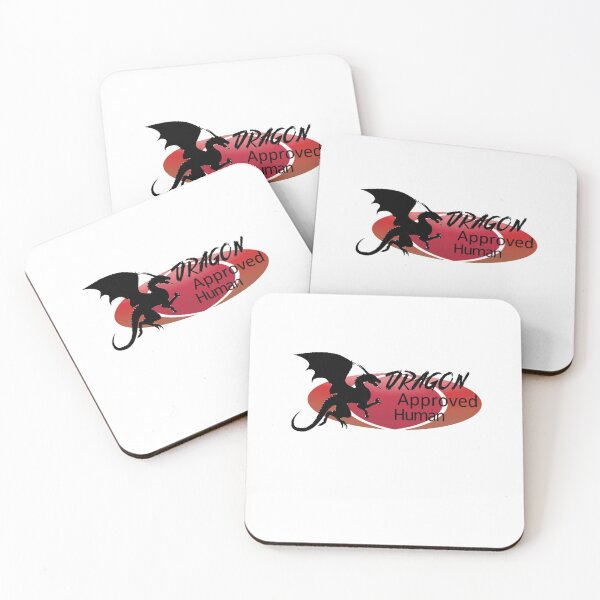 Item preview, Dragon Approved Human -- over red oval designed and sold by seize39.