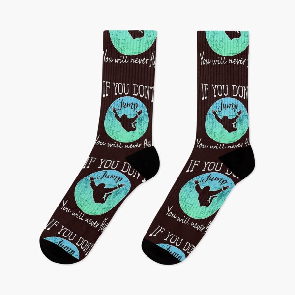 Item preview, If you don't jump you will never fly Skydive Gift Design designed and sold by LGamble12345.