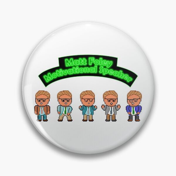 Item preview, Pixel Matt Foley Motivational Speaker Lineup with Neon Sign designed and sold by gkillerb.