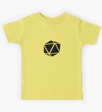 d20 (black) Kids Tee