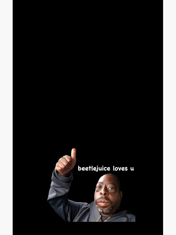 "beetlejuice loves u sticker | beetlejuice howard stern ...