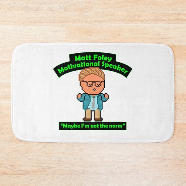 Item preview, Pixel Matt Foley Motivational Quote Maybe Im Not the Norm designed and sold by gkillerb.
