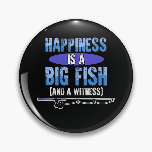 Item preview, Happiness is fishing fish fishing fisherman gift designed and sold by redshirtz.