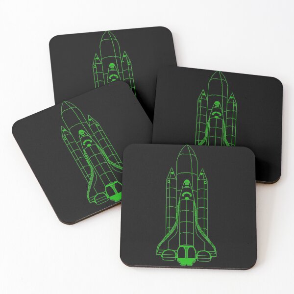 Item preview, Pixel Art: Space Shuttle (GREEN) designed and sold by DrNeos.