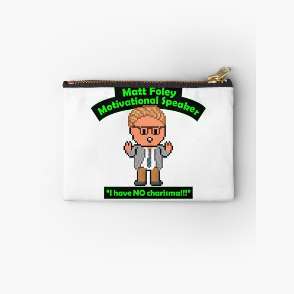 Item preview, Pixel Matt Foley Motivational Quote I Have NO Charisma!!! designed and sold by gkillerb.