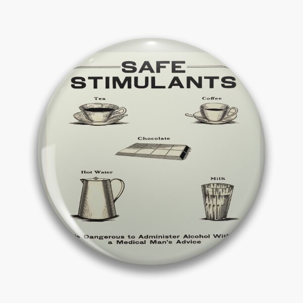 Item preview, Safe Stimulants - Prohibition Poster designed and sold by Slydell1.