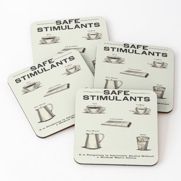 Item preview, Safe Stimulants - Prohibition Poster designed and sold by Slydell1.