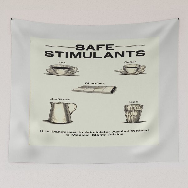 Item preview, Safe Stimulants - Prohibition Poster designed and sold by Slydell1.