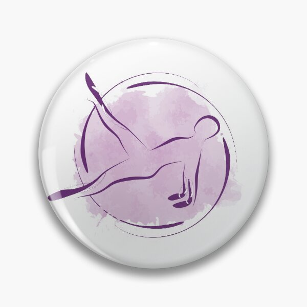 Item preview, Pilates pose with watercolor effect designed and sold by sashica.