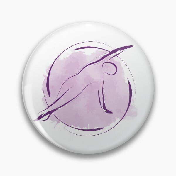 Item preview, Pilates pose with watercolor effect designed and sold by sashica.
