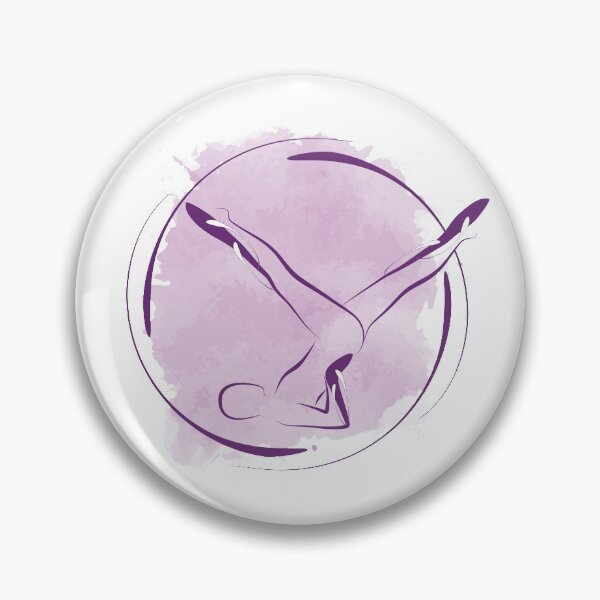 Item preview,  Pilates pose with watercolor effect designed and sold by sashica.