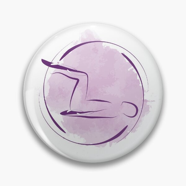 Item preview, Pilates pose with watercolor effect designed and sold by sashica.