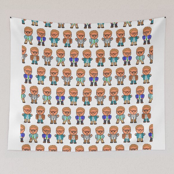 Item preview, Pixel Matt Foley Seamless Pattern designed and sold by gkillerb.