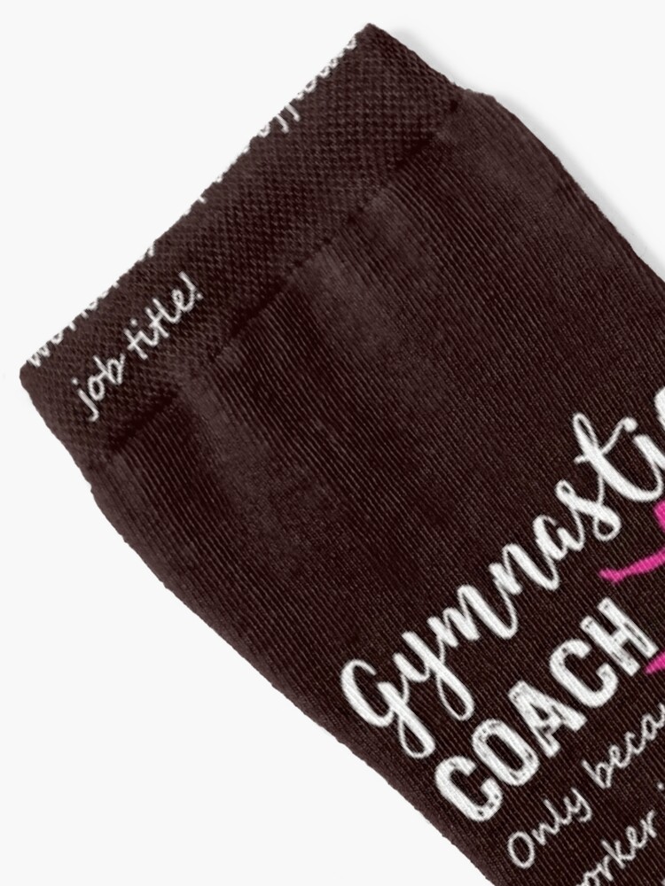 Best Gymnastics Coach Ever Gymnast Gift Socks for Sale by LGamble12345