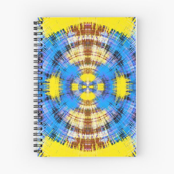 Item preview, blue yellow and brown circle plaid pattern  designed and sold by Mrvell.
