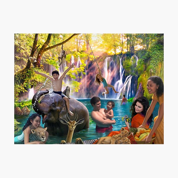 Lagoon Paradise Photographic Print